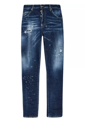 DSQUARED2 paint-splatter jeans - Blue