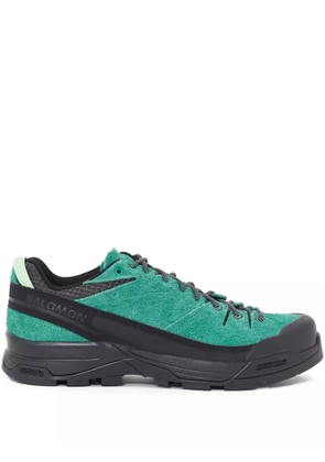 Salomon X-Alp suede lace-up sneakers - Green
