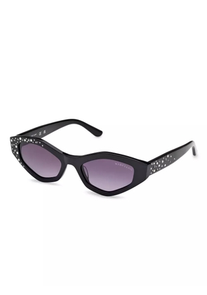 GUESS EYEWEAR geometric-frame sunglasses - Black