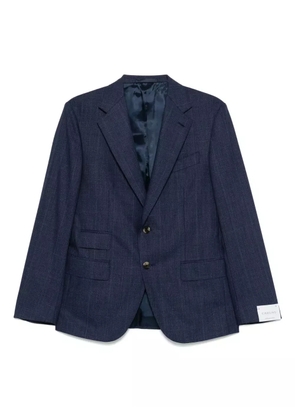 Caruso checked blazer - Blue