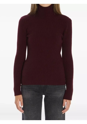 Max Mara ribbed high-neck sweater - Red