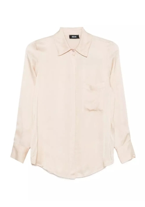 DIXIE pocket-chest cotton shirt - Neutrals