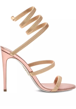René Caovilla 105mm Juniper sandals - Gold