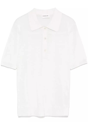 P.A.R.O.S.H. fine-knit polo shirt - White