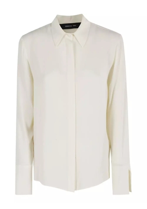 Federica Tosi classic-collar long-sleeve shirt - Neutrals