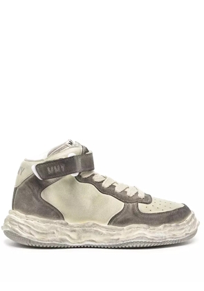Maison MIHARA YASUHIRO Wayne Brushed suede high-top sneakers - Grey