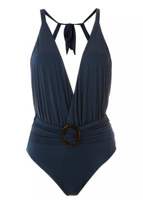 Brigitte swimsuit with buckle detail - Blue