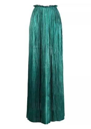 Maria Lucia Hohan Lea silk maxi skirt - Green