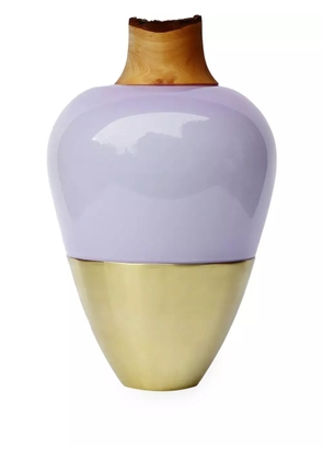 Utopia & Utility Lavender India 1 geometric-body vase (38cm) - Purple