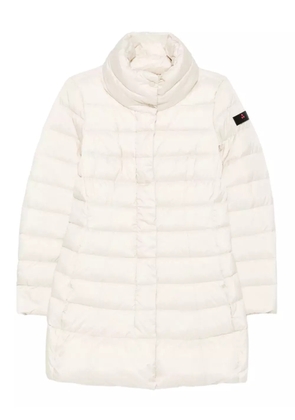 Peuterey quilted high-neck coat - Neutrals