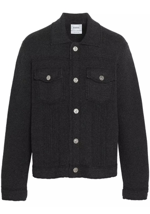 Barrie knitted denim jacket - Black