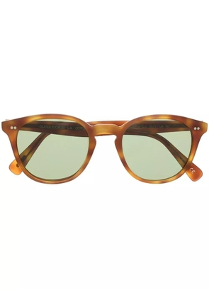 Oliver Peoples Desmon round-frame sunglasses - Brown