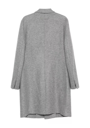 Zegna button-fastening wool coat - Grey