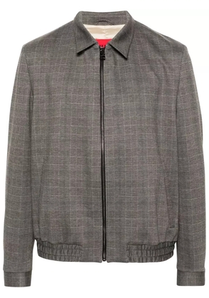 HUGO logo-embroidered jacket - Grey