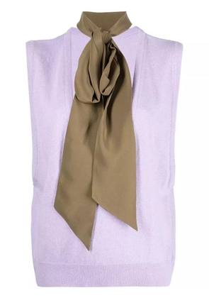 Jejia lana knitted vest - Purple