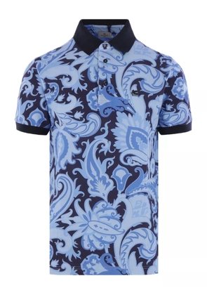 ETRO cotton polo shirt - Blue