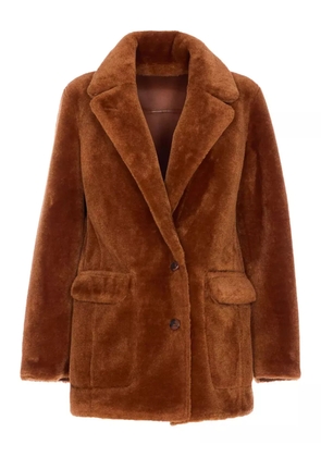 Urbancode reversible faux-fur coat - Brown