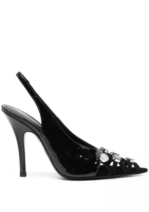 The Attico 110mm Fiona pumps - Black