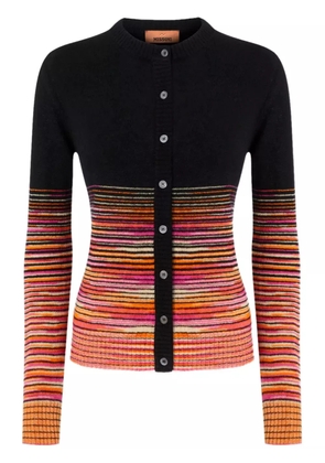 Missoni dégradé-effect cashmere cardigan - Black
