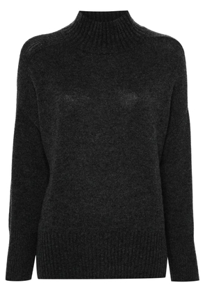 Allude mock-neck cashmere sweater - Black