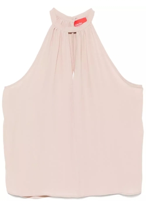 Merci halter-neck blouse - Neutrals