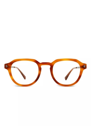 Mykita Elbert havana round glasses - Orange