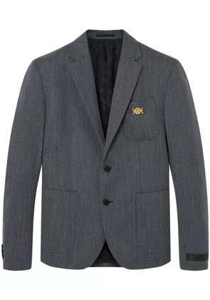 Versace single-breasted blazer - Grey