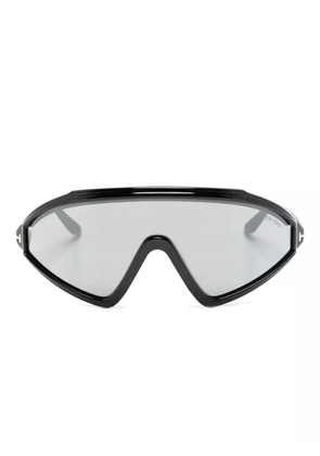 TOM FORD Eyewear Lorna shield-frame sunglasses - Black
