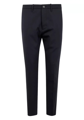 Nine In The Morning logo patch tailored trousers - Blue