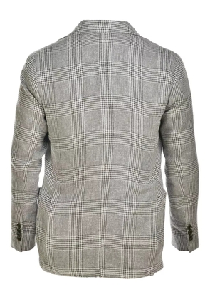 SARTORIO NAPOLI Prince of Wales-check blazer - Green