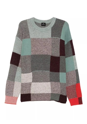 PS Paul Smith patchwork sweater - Green
