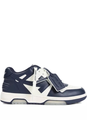 Off-White Out Of Office arrow-patch leather sneakers - Blue