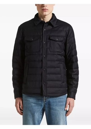 Peserico quilted shirt jacket - Blue