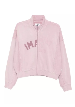 izzue panelled cotton sweatshirt - Pink