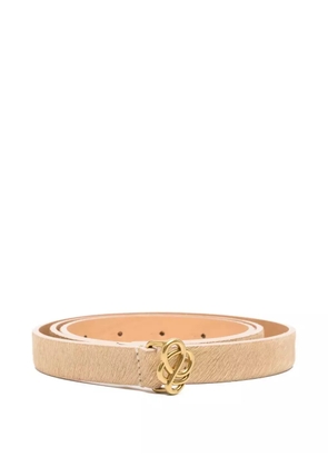By Malene Birger Ouma knot-buckle leather belt - Neutrals
