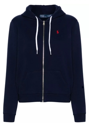 Polo Ralph Lauren Polo Pony-embroidered zip-up hoodie - Blue