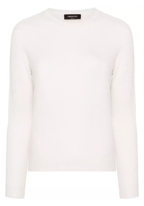 Fabiana Filippi crew-neck cashmere jumper - White