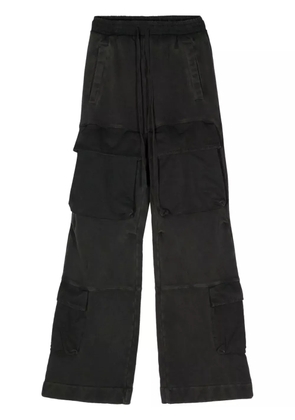ENTIRE STUDIOS Utility mid-rise track trousers - Black