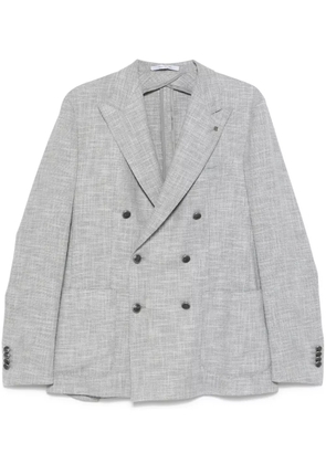 Tagliatore mélange-effect blazer - Grey