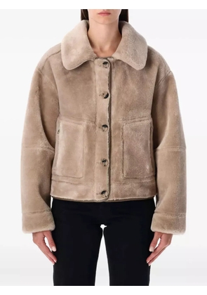 Urbancode button-fastening patch-pocket coat - Brown