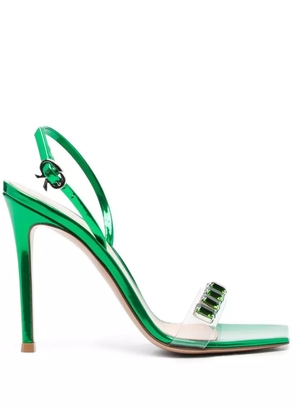 Gianvito Rossi Ribbon Candy 105mm sandals - Green