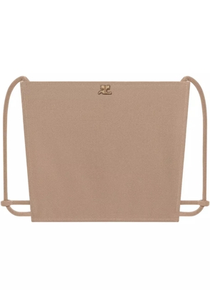 Courrèges rectangle top - Neutrals