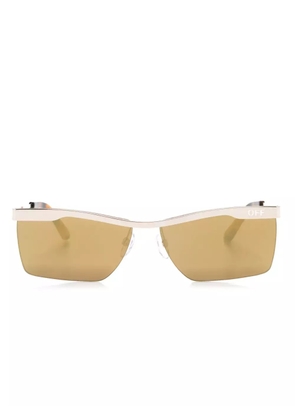 Off-White Eyewear Rimini rectangle-frame sunglasses - Gold