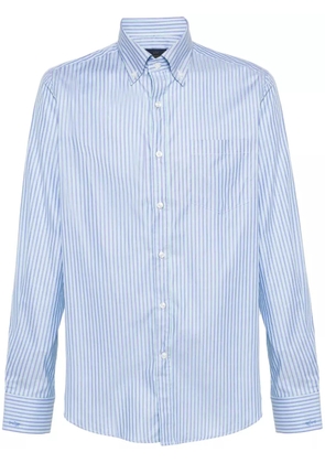 Paul & Shark logo-embroidered striped shirt - Blue