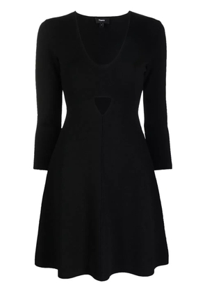 Theory cut-out mini dress - Black