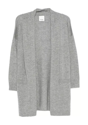 Allude patch-pocket open-front cardigan - Grey