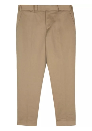 PT Torino Rebel cropped trousers - Brown