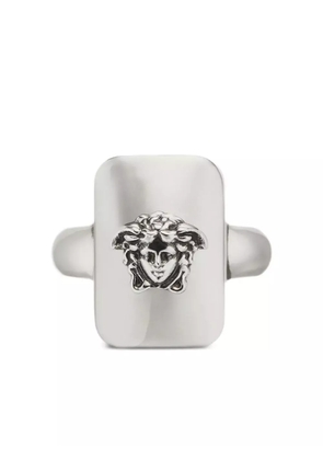 Versace Medusa-head square ring - Silver