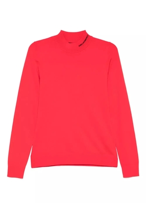 Karl Lagerfeld classic turtle-neck T-shirt - Red
