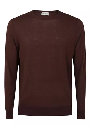 Ballantyne fine-knit jumper - Brown